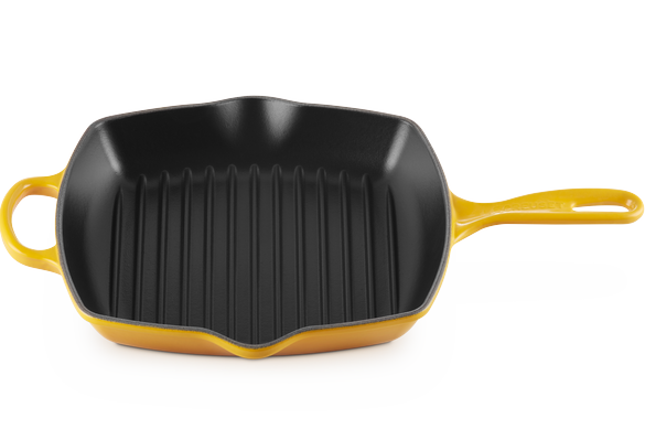 Сковорідка-гриль Le Creuset Signature 26 см чавунна квадратна Nectar (20183266720422) - зображення 2