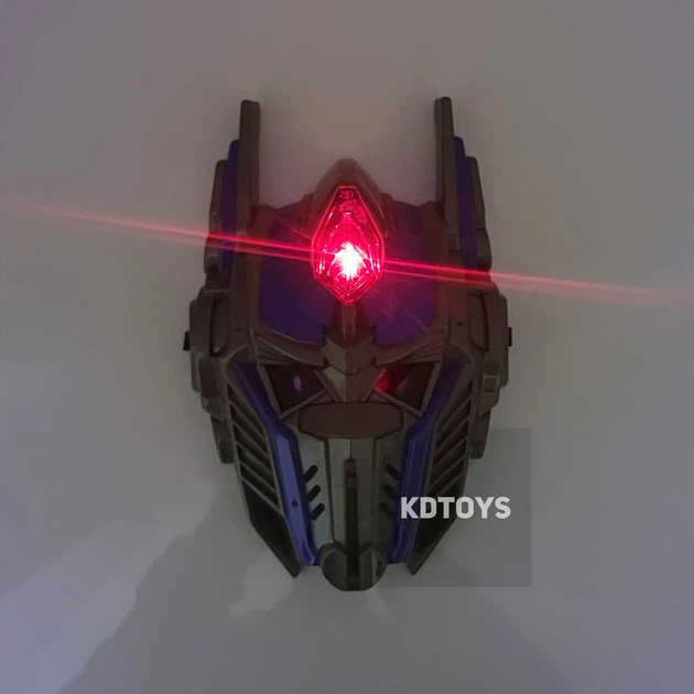 Маска Оптимус Прайм трансформер супергерой автобот со светом Transformer Optimus Prime детская маска - изображение 3
