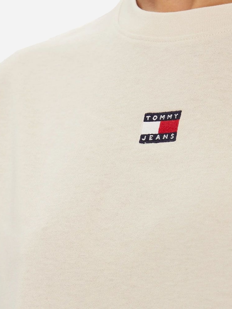 Футболка жіноча Tommy Jeans DW0DW17391-ACG XS Бежева (8720636439143) - зображення 3