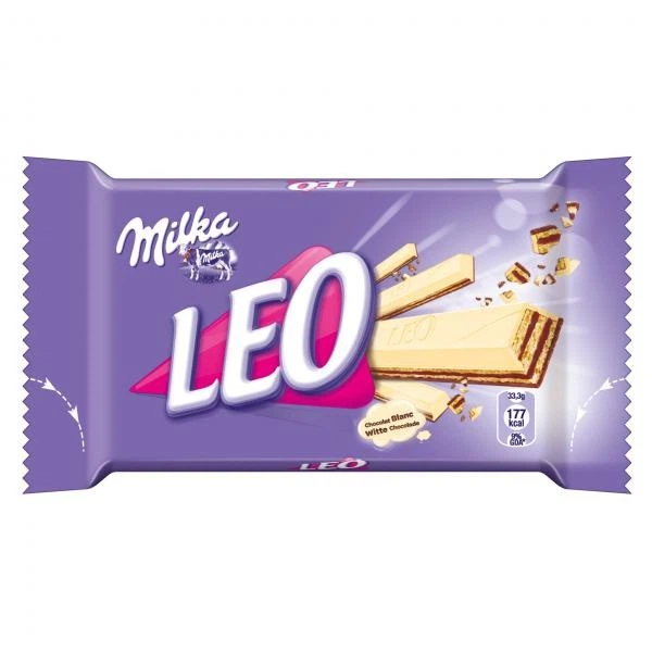 Вафельный Батончик Milka Leo Белый 33 г - изображение 2