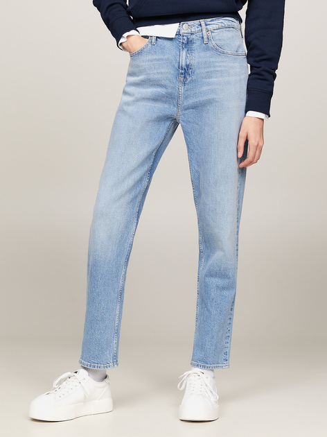 Джинси Regular Fit жіночі Tommy Jeans DW0DW17603-1A5 25/30 Блакитні (8720646763955) - зображення 1