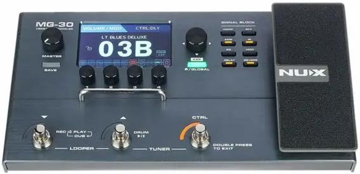 Гитарный процессор эффектов NUX MG-30 – фото, отзывы