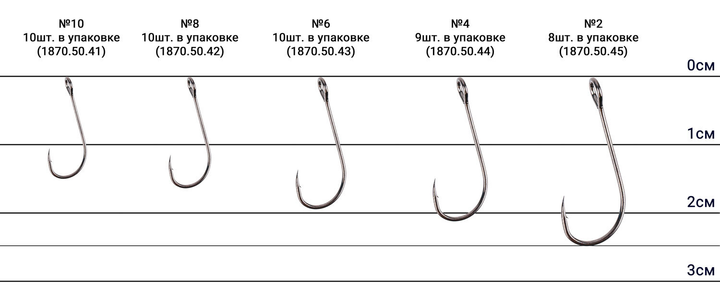 Гачок Select MJ-59 Micro Jig Special #4 (9 шт/уп) (1870-50-44) - изображение 2