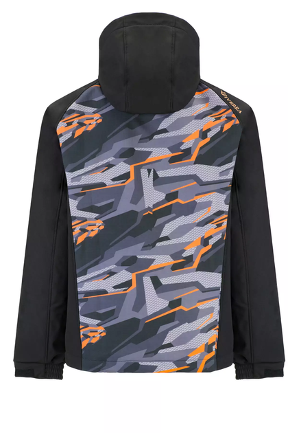 Куртка Viverra Softshell Infinity Hoody Black Camo Orange M (РБ-2239058) - изображение 2