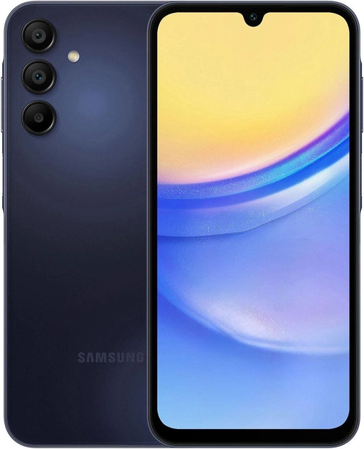 Smartfon Samsung A15 SM-A155F 4/128GB Blue Black (8806095368696) - obraz 1