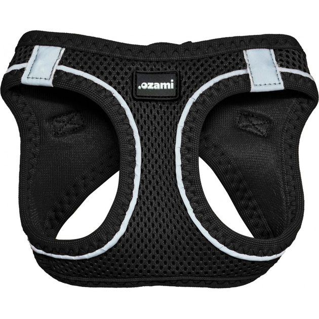 Шлея для собак Ozami Dog Harness Air-Mesh S Black (7330002052794) - зображення 1