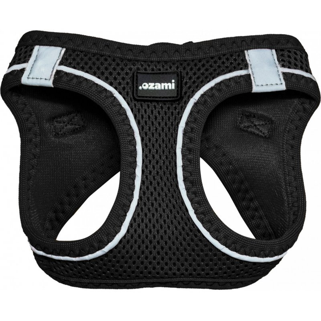 Шлея для собак Ozami Dog Harness Air-Mesh XL Black (7330002052824) - зображення 1