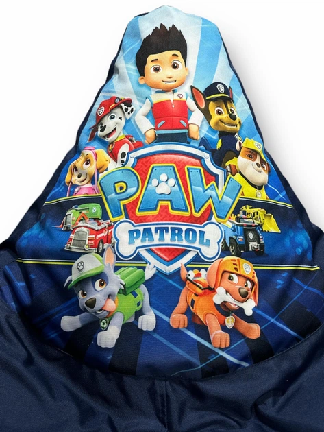 Синій Крісло мішок груша дитячий щенячий патруль 90х60 Paw patrol - зображення 4