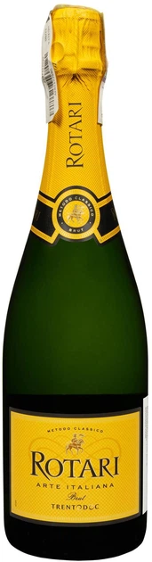 Вино ігристе Rotari Arte Italiana Brut біле сухе 0.75 л 12.5% (087241881148) - Фото 1 Вино ігристе Rotari Arte Italiana Brut біле сухе 0.75 л 12.5% (087241881148) - зображення 1