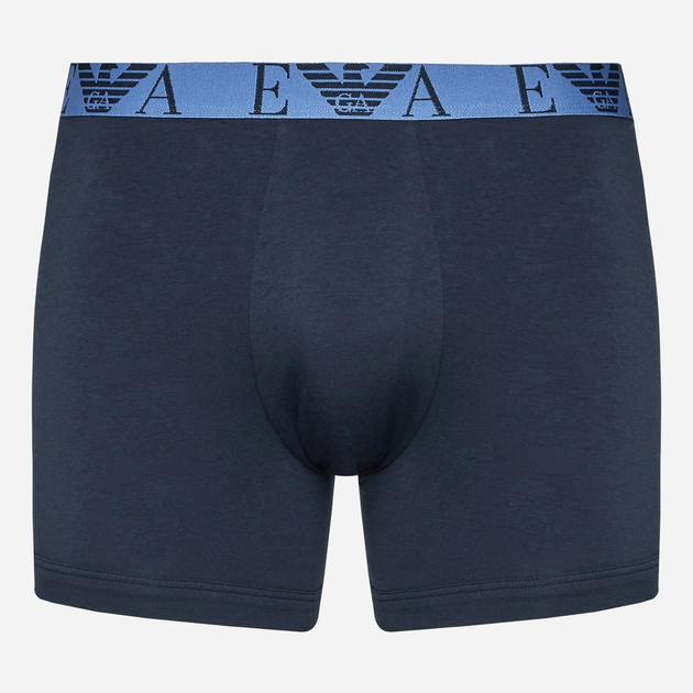 Zestaw majtek męskich typu bokserki bawełnianych Emporio Armani 3F715111473-40035 L 3 szt Niebieski (8057767238483) - obraz 5