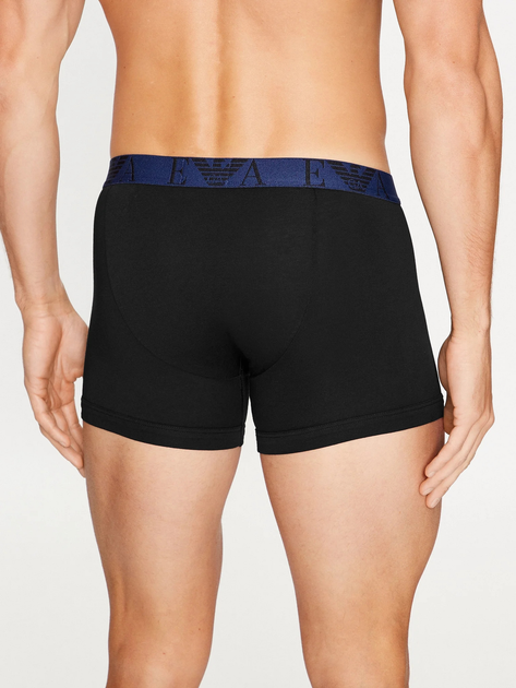 Zestaw majtek męskich typu bokserki bawełnianych Emporio Armani 3F715111473-73320 L 3 szt Czarny (8057767238537) - obraz 3
