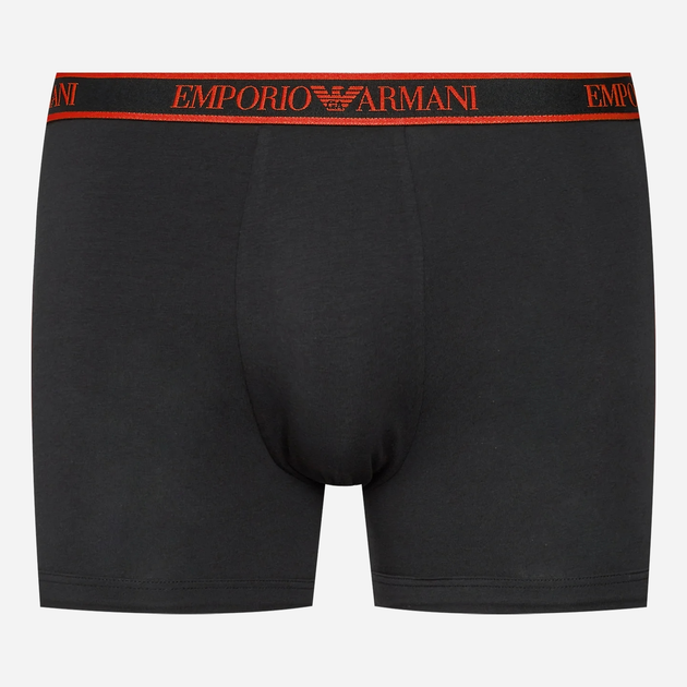 Zestaw majtek męskich typu bokserki bawełnianych Emporio Armani 3F717111473-29821 S 3 szt Czarny (8056787660380) - obraz 5