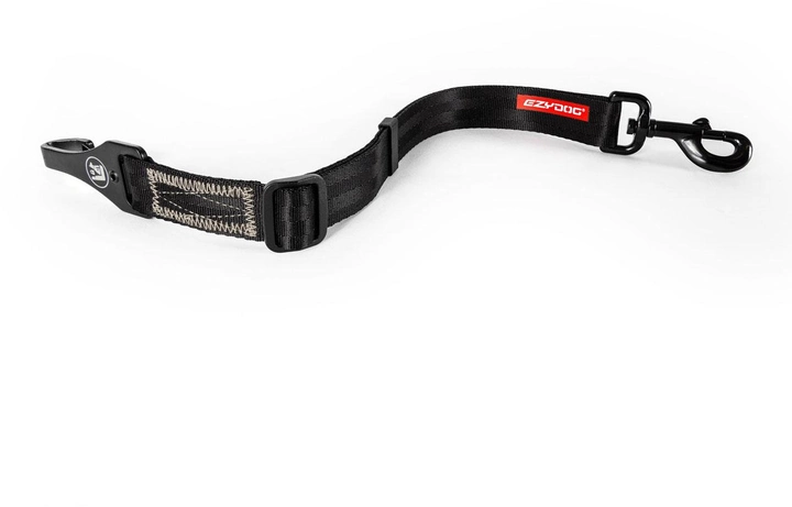 Ремінь безпеки для собак EzyDog Click Dog Seat Belt Isofix M Black (9346036100477) - зображення 1