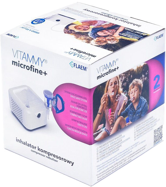 Inhalator kompresorowy Vitammy Microfine+ (5901793647098) - obraz 1