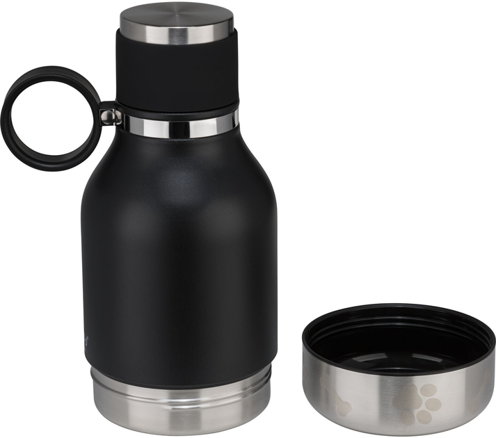 Butelka na wodę dla psów Asobu Dog Bowl Bottle 500 ml Black (0842591039713) - obraz 1