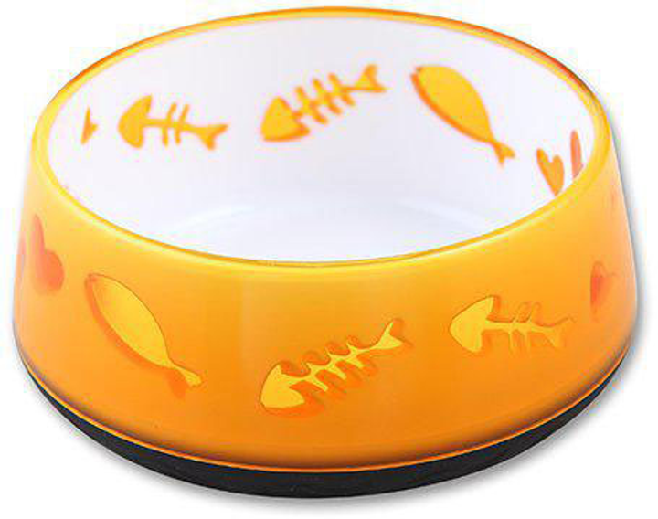 Миска для котів All For Paws Cat Bowl Heavy Base 300 мл Orange (0847922024024) - зображення 1