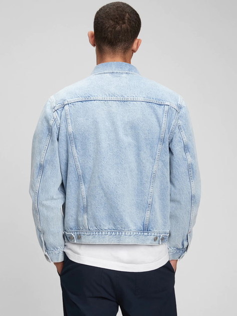 Куртка джинсова чоловіча GAP 819666-00 XL Блакитна (1200061788520) - зображення 2