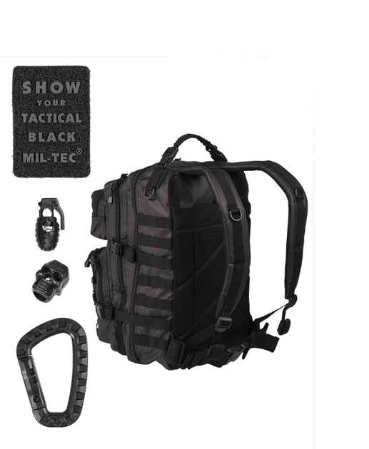 Рюкзак 36Л Черный Mil-Tec (GB0919) M-T - изображение 2