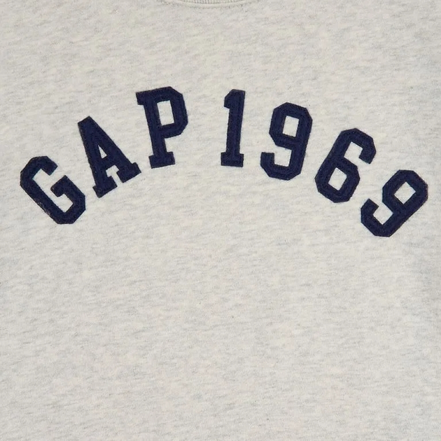 Дитячий світшот для хлопчика GAP 773984-00 99-107 см Сірий (1200115416409) - зображення 3