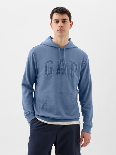 Худі утеплене чоловіче GAP 868458-01 XL Синє (1200132978287) - зображення 1