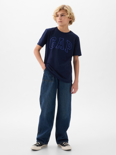 T-shirt młodzieżowy chłopięcy GAP 885753-03 145-152 cm Granatowy (1200132816756) - obraz 3