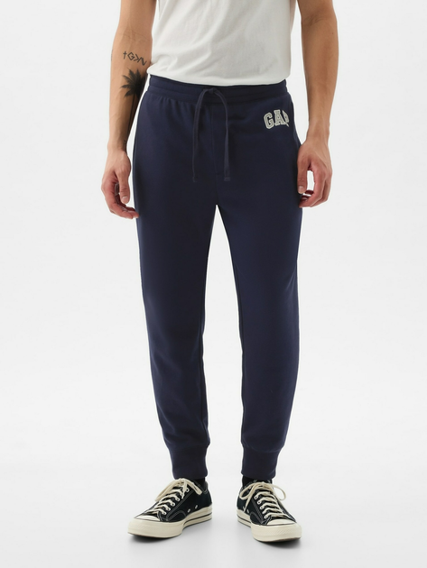 Спортивные штаны утепленные мужские GAP 868463-01 M Темно-синие ...