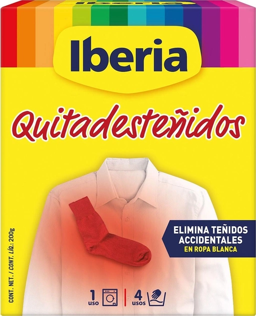 Wybielacz do odzieży Iberia Quitadestenidos Ropa Blanca 200 g (8411660215048) - obraz 1