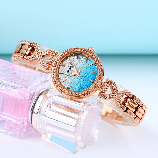 Женские часы Skmei 2001BU Blue - изображение 3