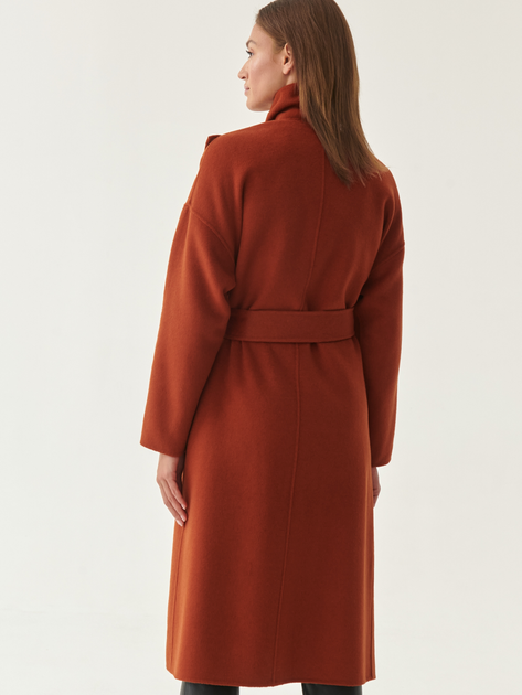 Płaszcz jesienny długi damski Tatuum Bordo T2220.003 40 Pomarańczowy (5900142179723) - obraz 2