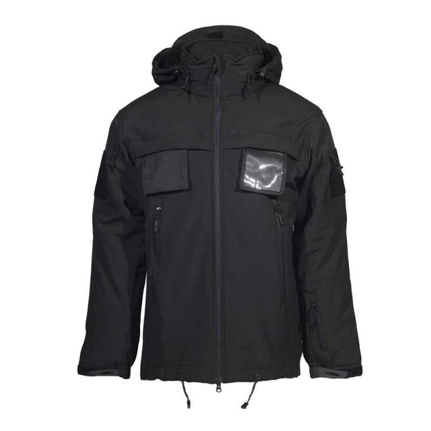 Куртка тактична Soft Shell чорний Pancer Protection (46) - зображення 1