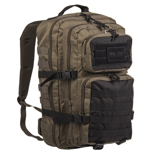 Великий рюкзак Mil-Tec Assault Pack Large 20l - Ranger Green/Black 14002101 - зображення 1