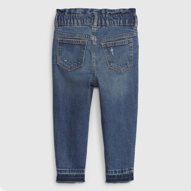 Дитячі джинси-мом для дівчинки GAP 780122-00 91-99 см Сині (1200115503857) - зображення 2