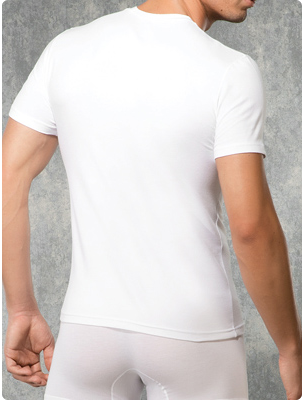 Мужская белая футболка Doreanse 2550 white размер 2XL - изображение 2