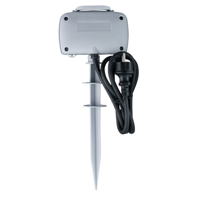 Slupek ogrodowy elektryczny DPM  2 gniazda 1.5 m DT14 (5906881215456) - obraz 3