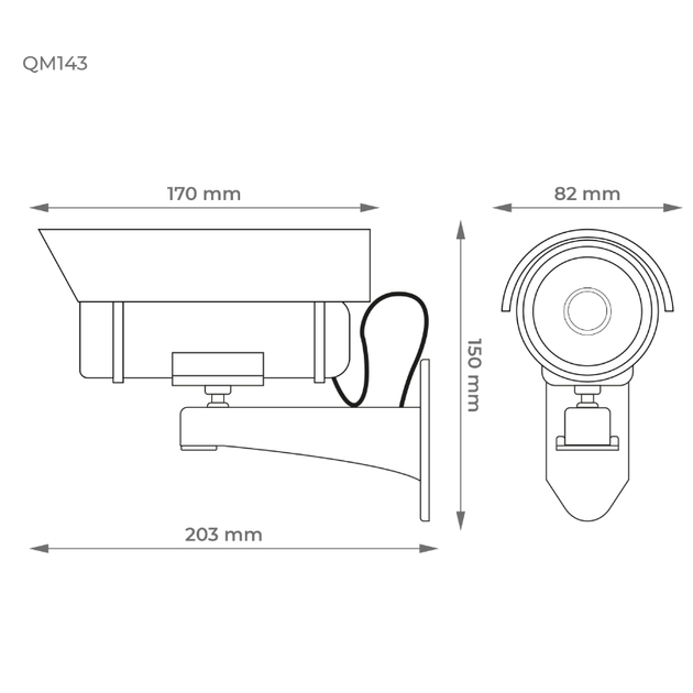 Atrapa kamery monitorujacej DPM QM143 (5906881218099) - obraz 8