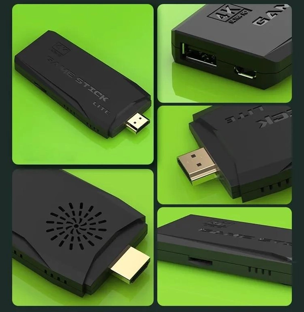 Портативная игровая консоль Data Frog Y3 Lite Приставка на 10000 игр + 2 шт беспроводных контроллера 64Гб - изображение 8