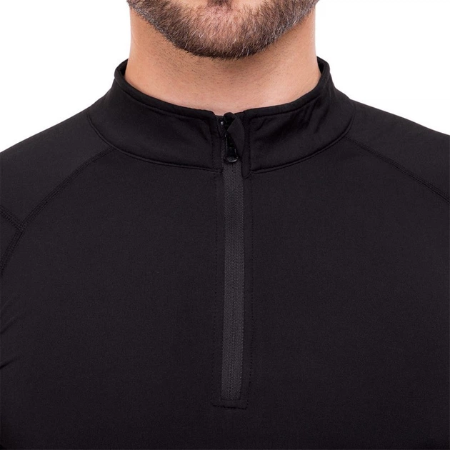 Спортивна футболка чоловіча Zelart Fit 505 розмір M (165-170 см) Black - зображення 6