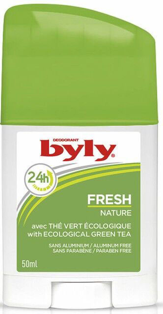 Dezodorant Byly Fresh Nature With Ecological Green Tea 50 ml (8411104003293) - obraz 1