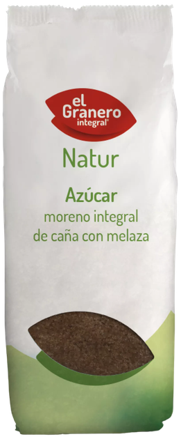 Cukier trzcinowy El Granero Integral Azucar Moreno De Cana Integral Con Melaza 1 kg (8422584010497) - obraz 1