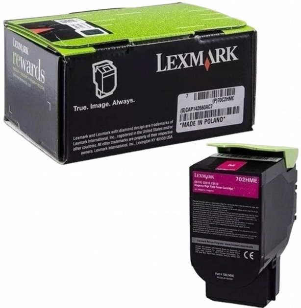 Toner Lexmark CS310DN Magenta (70C2HME) - obraz 1