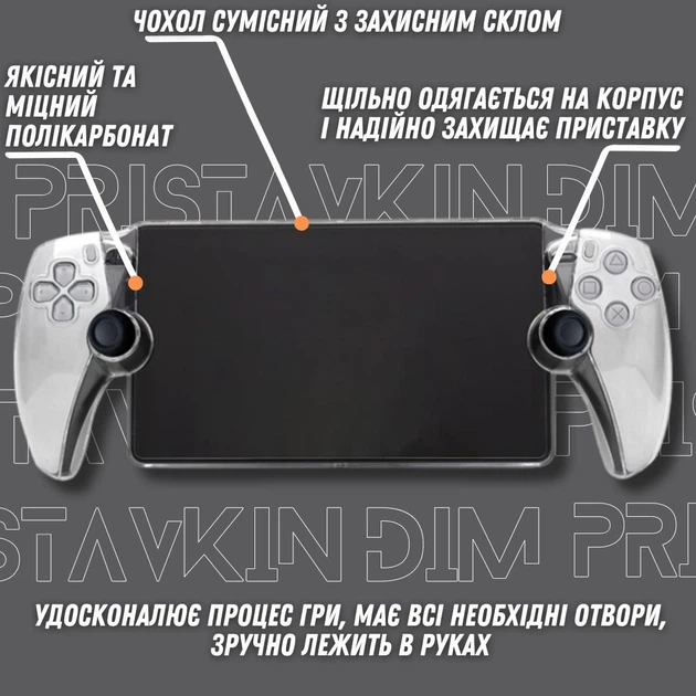Захисний чохол Transparent для Sony PlayStation Portal PS5 (Прозорий) [421972815] - зображення 2