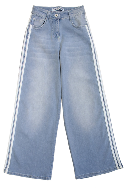 Джинсы A-yugi Jeans 158 см Голубой (2125000838243) - Фото 4 Джинсы A-yugi Jeans 158 см Голубой (2125000838243) - изображение 4