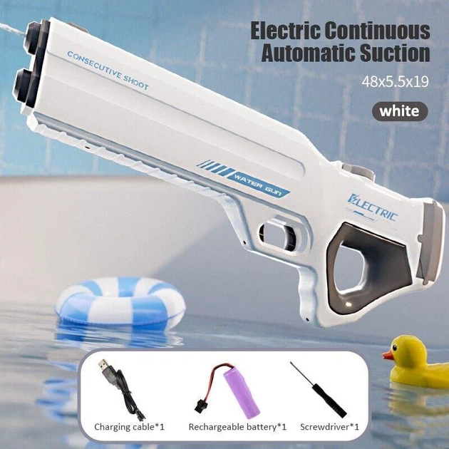 Водный пистолет электрический на аккумуляторе Glock Electric Water Gun - изображение 3