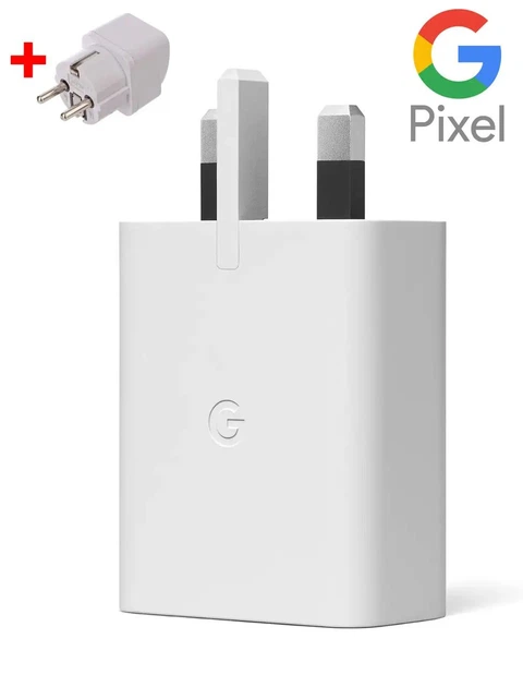 Блок зарядки Google Pixel 30W USB Type-C (UK) (без кабеля) (Б/У, без коробки) - Фото 2 Блок зарядки Google Pixel 30W USB Type-C (UK) (без кабеля) (Б/У, без коробки) - изображение 2