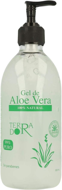 Żel do ciała Derbos Aloe Vera 100% Natural Nawilżający Odżywiający 500 ml (8436012150891) - obraz 1