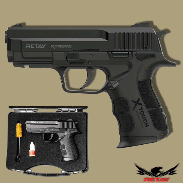Стартовий пістолет Springfield XD, Retay XTreme, сигнальний під холостти патрон 9мм, Шумовий - зображення 1