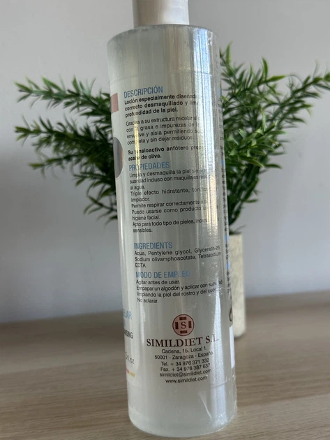Очисна міцелярна вода Simildiet Micellar Cleansing Water, 400 мл - зображення 3