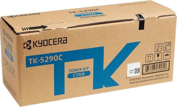 Toner Kyocera TK-5290C 1T02TXCNL0 Cyan 13 000 stron (1T02TXCNL0) - obraz 1