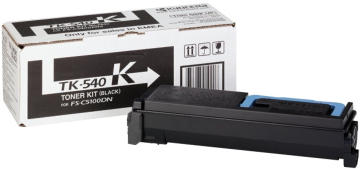 Тонер Kyocera TK-540K Black 5000 сторінок (1T02HL0EU0) - зображення 1