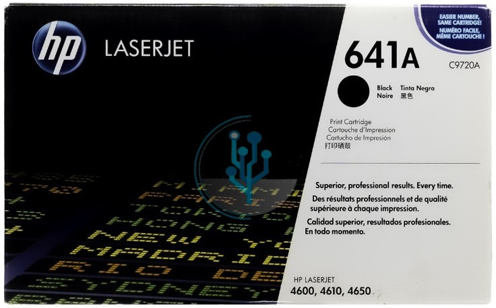 Тонер HP 641A C9720A кольоровий лазерний Black 9 000 сторінок (C9720A) - зображення 1